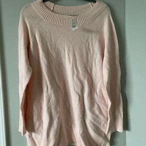 Soft loft pale pink sweater